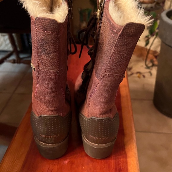Merrell Brown Winter & Rain Boots - Picture 3 of 8